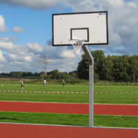 Einmast-Streetballständer aus Stahl