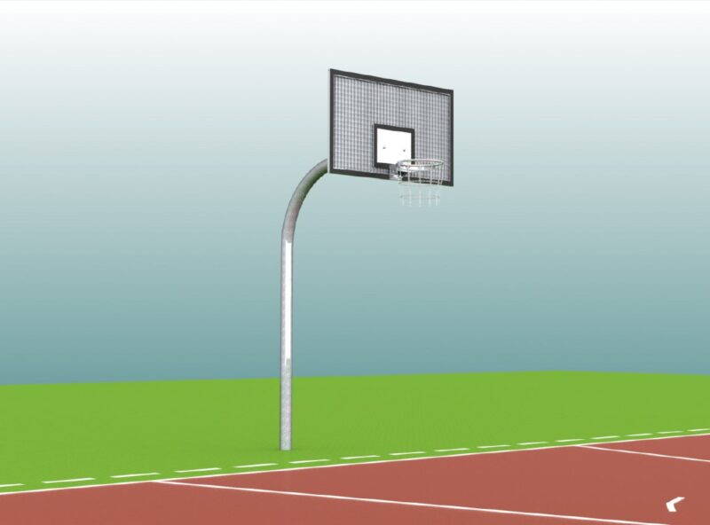 Streetballanlage aus Rundprofilen vom Hersteller