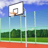 Hochwertige Basketballanlage aus Aluminium