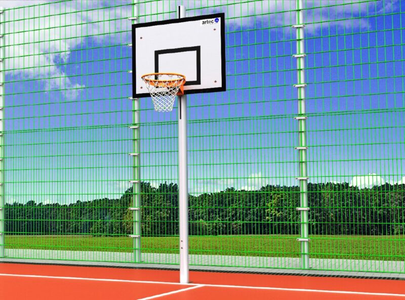 Höhenverstellbare Basketballanlage aus Aluminium