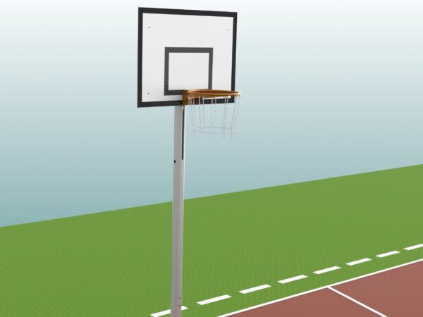 Höhenverstellbarer Basketballständer aus Aluminium