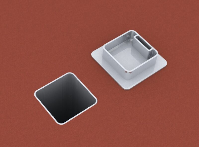 Bodenhülse Standard mit losem Deckel für Ballfangpfosten, Profil: 80 x 80 mm von artec Sportgeräte Bodenhülse Standard mit losem Deckel für Ballfangpfosten, Profil: 80 x 80 mm von artec Sportgeräte
