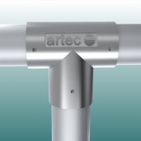 Gerade Barriere aus Aluminium für Sportplätze