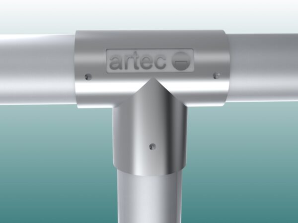 Gerade Barriere aus Aluminium für Sportplätze