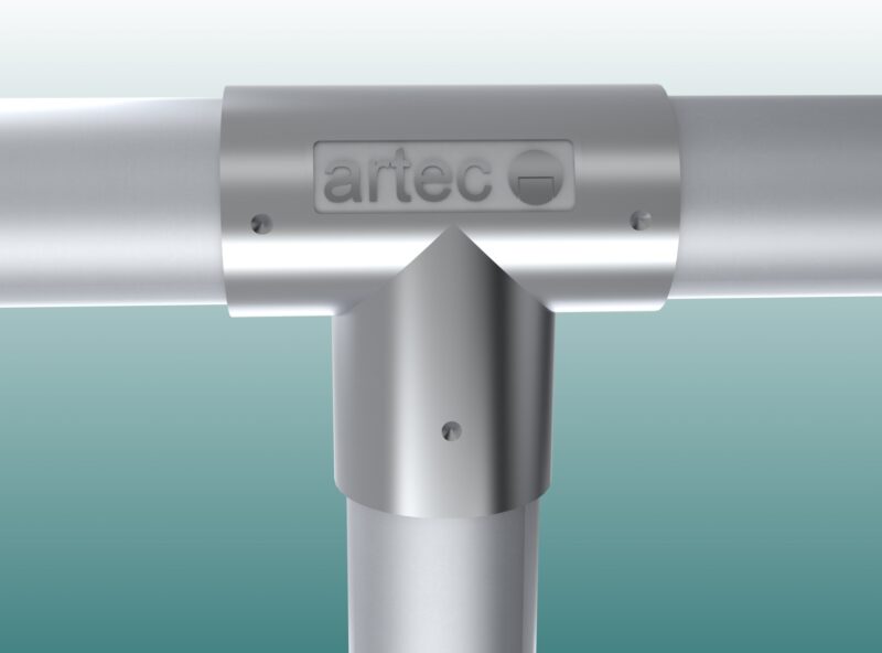 Gerade Barriere aus Aluminium für Sportplätze Gerade Barriere aus Aluminium für Sportplätze