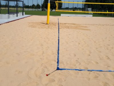 Spielfeldmarkierung für Beachvolleyball