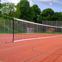 Volleyballanlage aus Aluminium in Kombiausführung