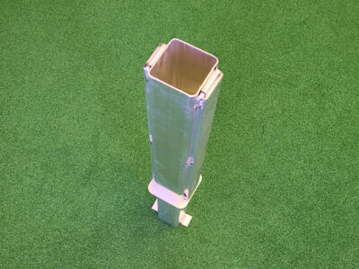 33740 Bodenhülse mit Wendeadapter, 80 x 80 mm