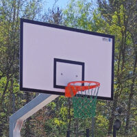 Basketball-Zielbrett aus Aluminium für Stahlanlagen