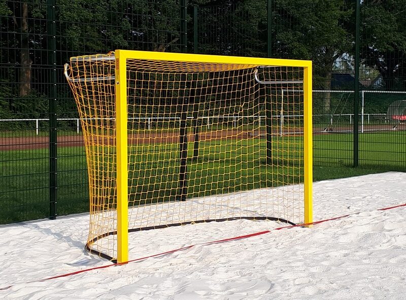 Beach-Handballtor in Gelb
