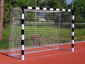 Handballtor mit Netz über Bügel 3 x 2 m