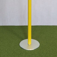 Mobile Eckfahne mit Fahnentuch