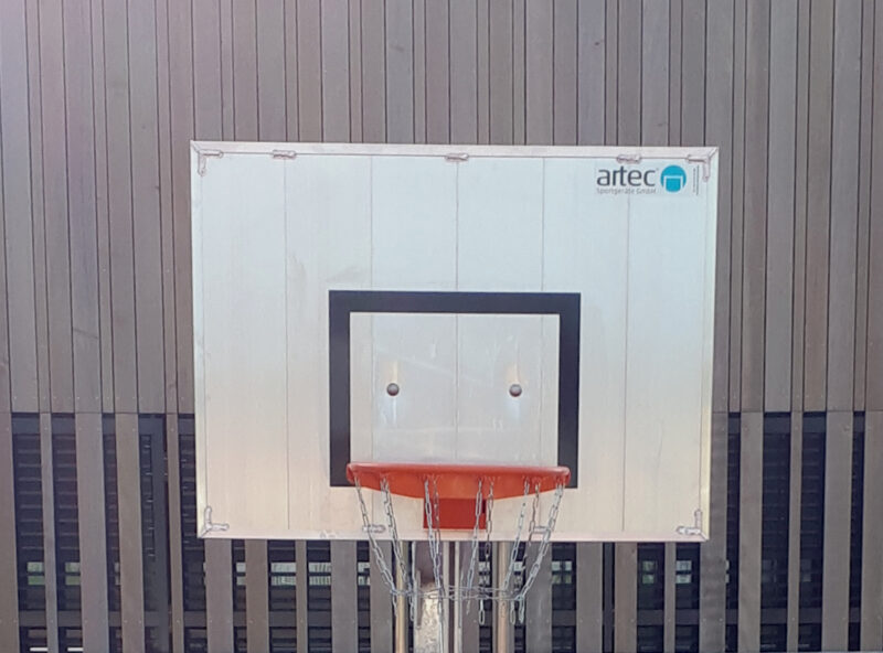 Zielbrett mit Schalldämmung aus Aluminium Zielbrett mit Schalldämmung aus Aluminium