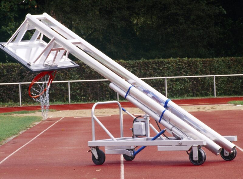 Hubwagen für fahrbare Basketballanlagen von artec Sportgeräte