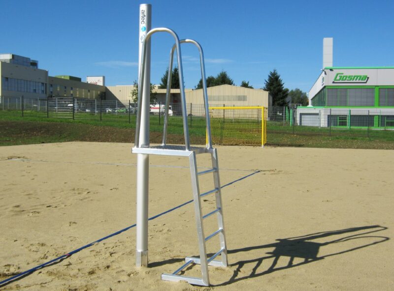 Beachvolleyball Schiedsrichterpodest, aus Aluminium gefertigt von artec Sportgeräte