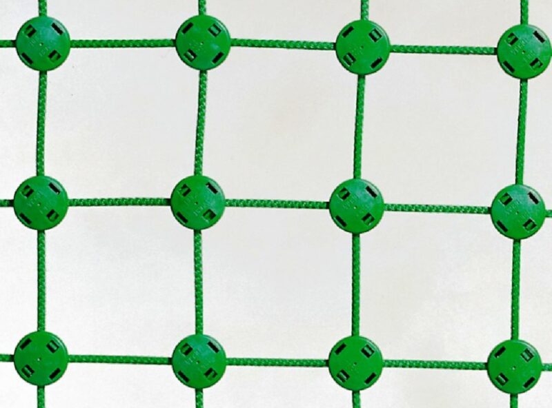 Volleyballnetz Herkules aus Polypropylen 5 mm mit Stahleinlage, Maschenweite: 100 x 100 mm, Farbe: grün von artec Sportgeräte
