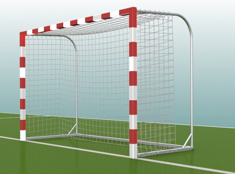 Handballtor mit Netzbügeln aus Aluminium Handballtor mit Netzbügeln aus Aluminium
