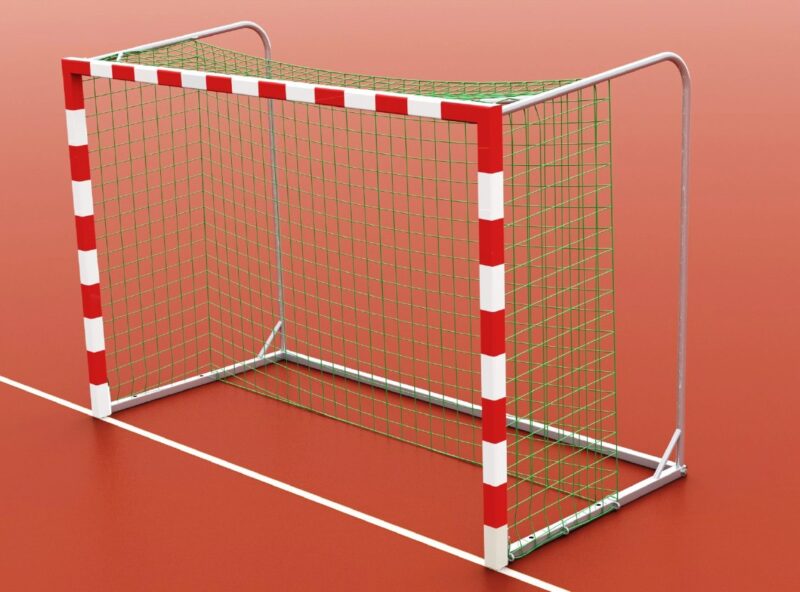 Handballtor im Bundeswehr-Standard, aus Alu Handballtor im Bundeswehr-Standard, aus Alu