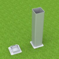 Bodenhülse Standard aus Aluminium für verschiedene Sportarten