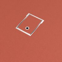 Bodenhülse Spezial mit Kippdeckel, beschichtbar