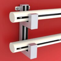 Wandhalterung für Volleyballpfosten aus Aluminium