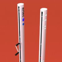 Volleyballanlage aus Aluminium in Kombiausführung