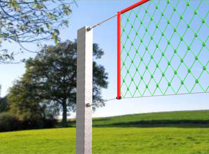 Volleyballpfosten aus Aluminium, für öffentliche Plätze, Profil: 300 x 120 mm, TÜV geprüft von artec Sportgeräte Volleyballpfosten aus Aluminium, für öffentliche Plätze, Profil: 300 x 120 mm, TÜV geprüft von artec Sportgeräte