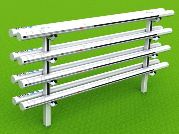 Ständer für Volleyballpfosten, aus Aluminium