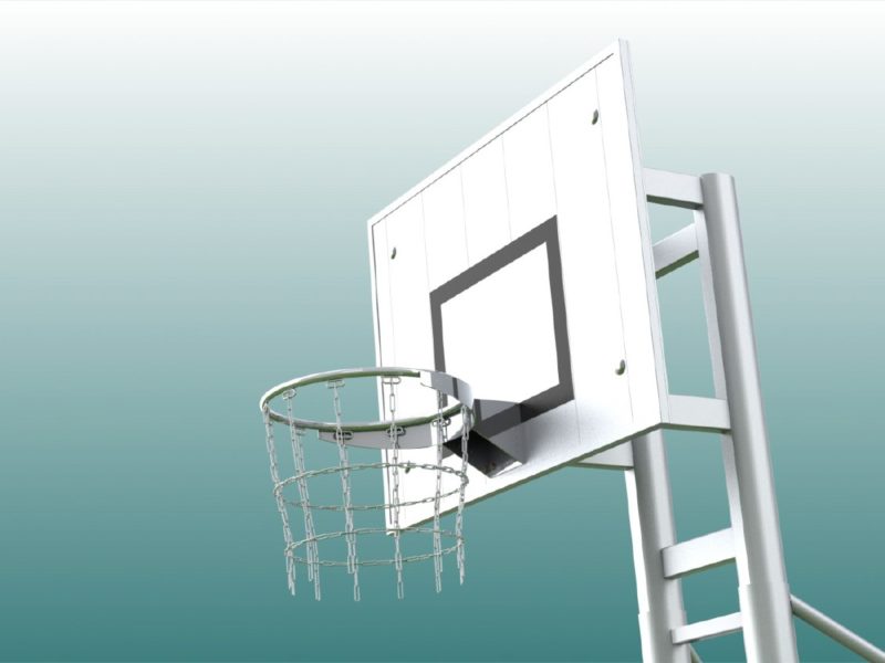 Basketball-Kettennetz aus Edelstahl von artec Sportgeräte