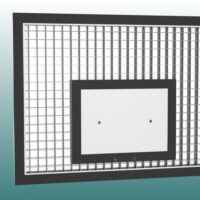 Basketball-Zielbrett aus Gittergewebe