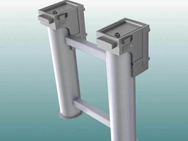 Bodenhülse Spezial für Zweimast-Basketballständer aus Alu