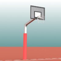 Schutzpolster für Basketball - Einmastständer, Profil: 150 x 150 mm von artec Sportgeräte