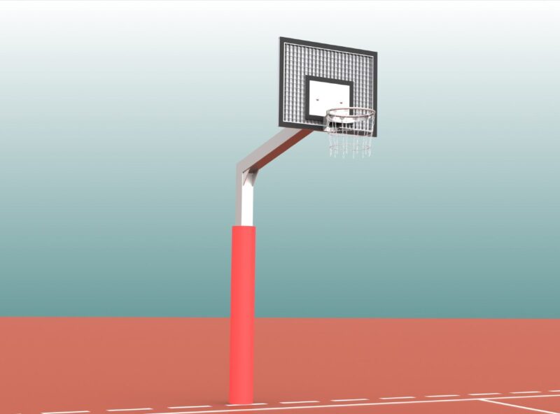 Schutzpolster für Basketball - Einmastständer, Profil: 150 x 150 mm von artec Sportgeräte Schutzpolster für Basketball - Einmastständer, Profil: 150 x 150 mm von artec Sportgeräte