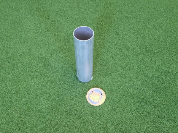 15707 Bodenhülse Standard für Tennispfosten, Rundprofil