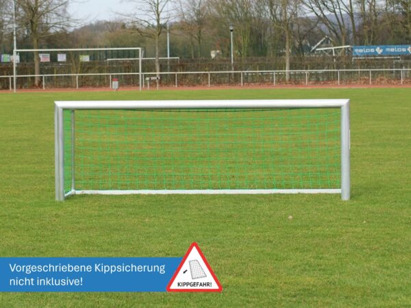Mini-Fußballtor mit Ovalprofil, mit Sicherheits-Netzhaken