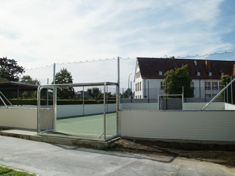 Soccer Court aus Stahl