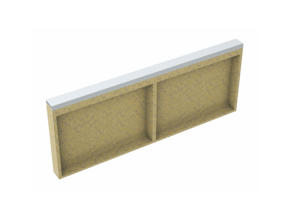 Soft Randstein aus Polymerbeton weiß