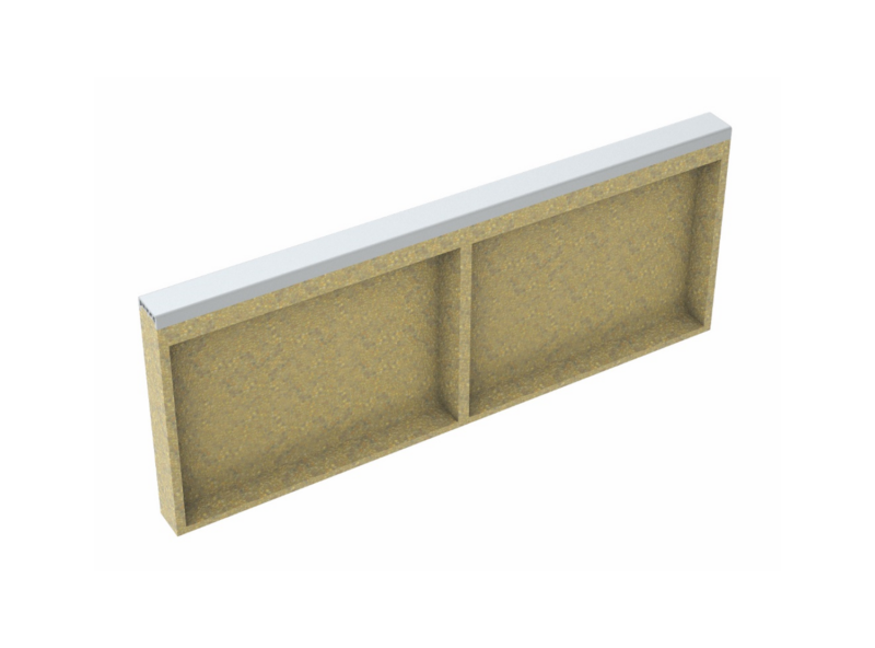 Soft Randstein aus Polymerbeton weiß