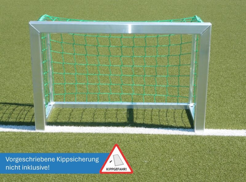 Vollverschweißtes Minitor 1,20 x 0,80 m mit Netzhaken Vollverschweißtes Minitor 1,20 x 0,80 m mit Netzhaken
