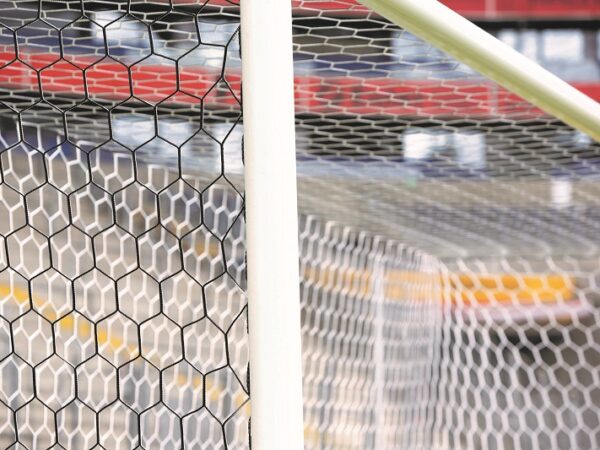 Kameraoptimiertes Fußballtornetz