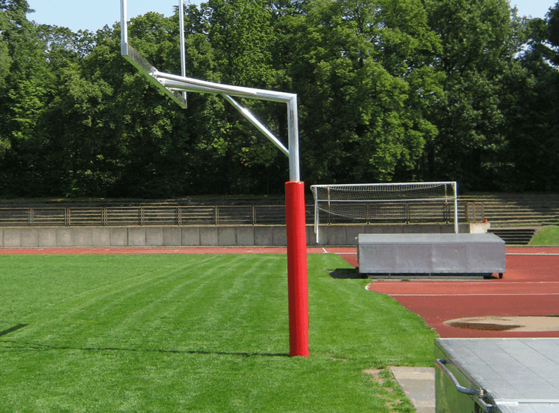 Schutzpolster für Footballtore_rot_30976 Schutzpolster für Footballtore aus Schaumstoff und PVC