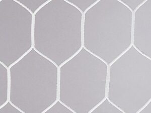 Tornetz mit Waben in weiß