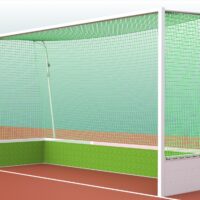 Hockeytor mit Kunstrasenbande