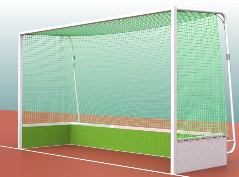 Hockeytor mit Kunstrasenbande