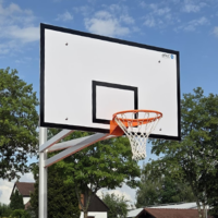 Basketball-Zielbrett aus Aluminium für Basketball-Anlagen aus Aluminium - 1,80 x 1,05 m