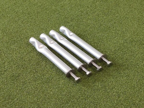 Erdanker-Bodenhülsen für easytec-Spielerkabinen