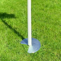 VfL Eckfahne mit Tellerfuß und Aussparung