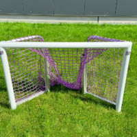 Klappbares Minitor in Lila-Weiß