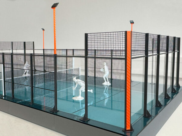 3D-Modell Padel Court "Made in Germany"