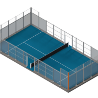 Padel Court Masters INDOOR von artec Sportgeräte aus deutscher Herstellung